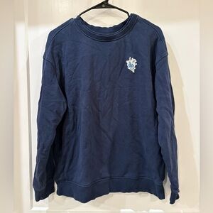 Goodfellow & Co Deep Blue Sweatshirt with Floral Patch
